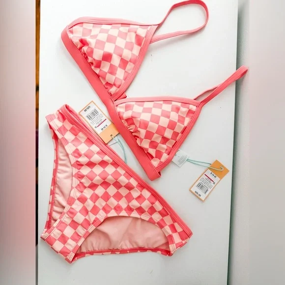 NWT Kona Sol Checkered Bikini - Picture 1 of 6